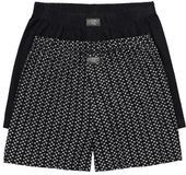 JP 1880 - Heren Boxershorts OEKO-TEX set van 2 - Zwart - Maat 7XL
