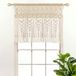 Lush Decor Boho Macrame getextureerde katoenen volant, 101,6 cm B x 76 cm L, neutraal