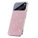Rose Paillettes scintillantes Coque hybride iPhone 17 Pro Max