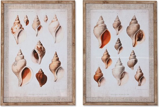 Schilderij Dkd Home Decor 50 X 2.5 X 70 Cm 50 X 2,5 X 70 Cm (2 Stuks)