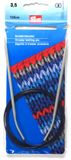 Prym Rondbreinaalden 3.5mm Metaal/Glas/Kunststof Grijs 120 cm