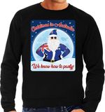 Bellatio Decorations Shoppartners Bv Foute Australie Kersttrui / sweater - Christmas in Australia we know how to party - zwart voor heren - kerstkleding / kerst outfit M