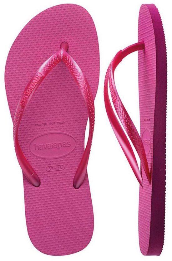 Havaianas Slim Teenslippers Junior Roze