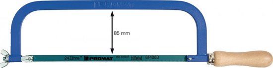 Promat metaalzaagbeugel - 300 mm - houten heft