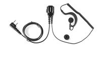 JETFON Kenwood Ergonomische micro-hoofdtelefoon, 2 pinnen + hoofdtelefoonhaak