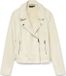 Vero Moda VMJOSE Jas Imitatieleer Beige XL
