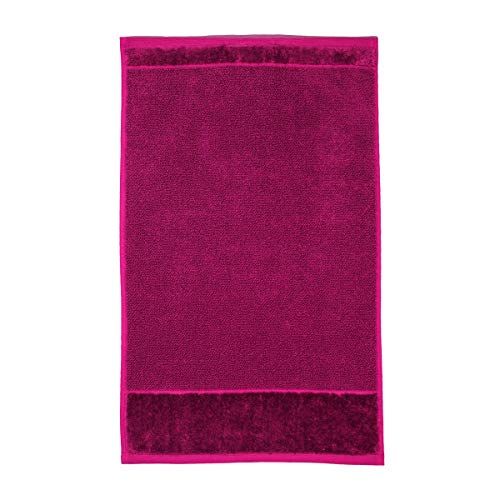 Möve Bamboo Luxe gastendoekje - 30 x 50 cm - bessenrood