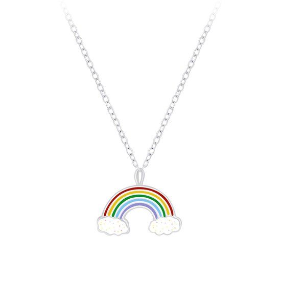 Zilveren Regenboog Kinderketting | Zilverana | 925 Zilver