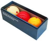 Merkloos / Sans marque Speelplezier-online.nl Premium Red Dot Carambole Biljartballen - 3 stuks - 61.5mm