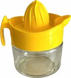 Excellent Houseware Sinaasappelpers/citruspers Mini - Handmatig - Kunststof - Geel