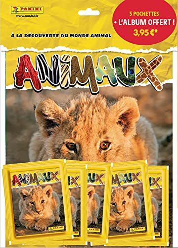 Panini Animaux 2022 hoesjes en album, 5 stuks