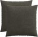 vidaXL Kussensloop 2 pcs HEERLEN Antracietkleurig 80 x 80 cm corduroy