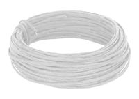 Witte draad met papier gecoat, 3 mm x 10 m.