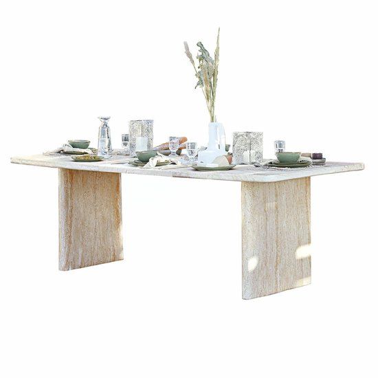LOBERON Eettafel Yveline crème