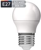 Avide E27 LED Lamp 6.5W - 806lm - 2700K - Extra Warm Wit - LED Mini Globe P45