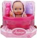 Poupée de bébé 30 cm. Comprend une baignoire et des accessoires de bain