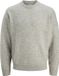 JACK & JONES JJESOHO OLLIE KNIT CREW NECK SN Heren Pullover Lichtgrijs Melange XXL