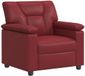 vidaXL Canapé Bordeaux 91 x 85 x 93 cm Cuir artificiel