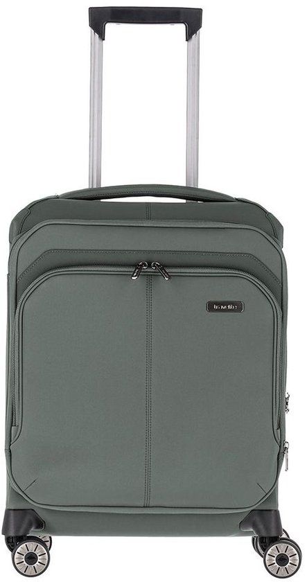 Travelite Priima 4 Wiel Koffer 55cm Expandable Olijf Groen