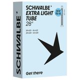 Schwalbe Fietsbinnenband SCV15L-EL EXTRA Light 28/34-622/630 IB Zwart 60 mm
