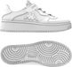 Kappa Maserta EV Kinderschoenen Unisex Sneakers Wit Synthetisch/Textiel Rubber Zool Vetersluiting Maat 32 Herfst/Winter 2024