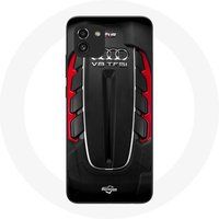 Maniacase Etui voor Samsung Galaxy A03 Audi RS Red Logo