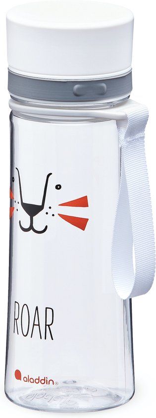 Aladdin Aveo Water Bottle - 350 ml - My First Aveo - Lion - White