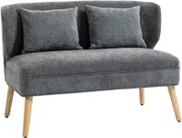 Homcom Loveseat Polyester Grijs