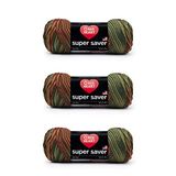 Red Heart Super Saver Pack van 3 - Herfst - 198g - Acryl - 4 Medium (Worsted) - 360 Yards - Breien, Haken, Amigurumi