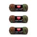 Red Heart Super Saver Pack van 3 - Herfst - 198g - Acryl - 4 Medium (Worsted) - 360 Yards - Breien, Haken, Amigurumi
