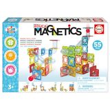 Educa Magnetics Stem Tracks 20731, 55 stuks, educatief spel met magnetische 3D-bouwstenen, architectuur en geometrie, magneten voor kinderen vanaf 3, 4, 5 jaar