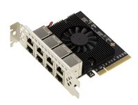 KALEA-INFORMATIQUE 8-poorts RJ45 Gigabit LAN Ethernet 10 100 1000 Mbps 1G PCIe netwerkcontroller kaart met REALTEK RTL8111H chipset