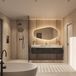 HIPP Design Phantom Miroir LED organique - 120 x 70 cm