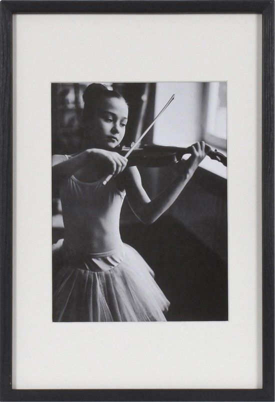 Henzo Viola Fotolijst - 20x30 cm - Donkerbruin - Hout - Met Passe-partout