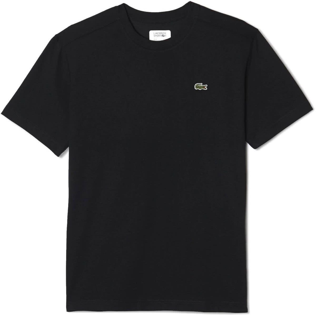 Lacoste Basic Sportshirt - Maat S - Mannen - zwart