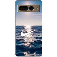 Maniacase Hoesje voor Google Pixel 7 Pro Wit Nike-logo Mer Solei