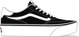 Vans Brooklyn LS Platform SUEDE/CANVAS BLACK/WHITE Unisex Sneakers