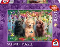 Schmidt Puzzle Schattige puppy's 1000 stukjes