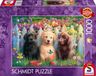 Schmidt Puzzle Schattige puppy's 1000 stukjes
