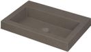 Wastafel INK Dock Wastafel Quartz Zonder Kraangat - 600x400x60 mm - Grijs