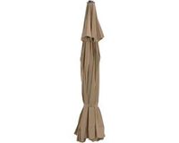 vidaXL Vervangingsdoek voor parasol 515 cm taupe
