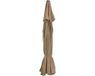 vidaXL Vervangingsdoek voor parasol 515 cm taupe