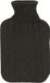 H&S Collection Warmwaterkruik - met zacht gebreide hoes - donkergrijs - 1,75L
