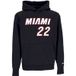 NBA Sweat à capuche en molleton N° 22 Jimmy Butler Miahea Noir