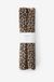 Sissy-Boy Lichtoranje placemat set met hartjes en leopard print