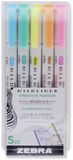 Verhaak Markers Mildliner Zebra Junior 5 Stuks