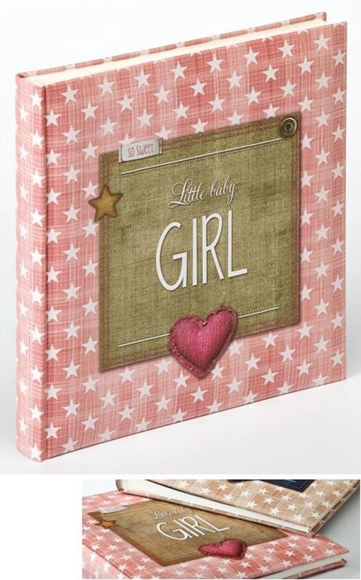 Walther Design UK-100-R Little Baby - Babyalbum - 28 x 31 - Roze - 50 pagina s