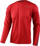Troy Lee Designs Flowline Longsleeve Jersey Homme, rouge