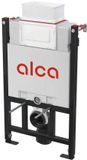 Alcadrain Réservoir encastré - Installation murale pour WC suspendu, avec commande par le dessus/l'avant, distributeur de tablettes, hauteur de construction 0,87 m AM118/850