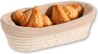Kesper Broodmandje met hoes - Rotan - Licht beige - 28 x 15 x 8 cm